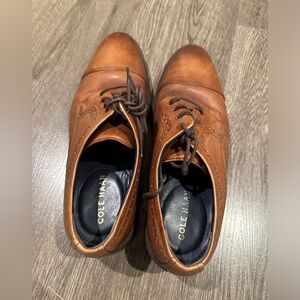 Cole Haan brown leather dress shoes